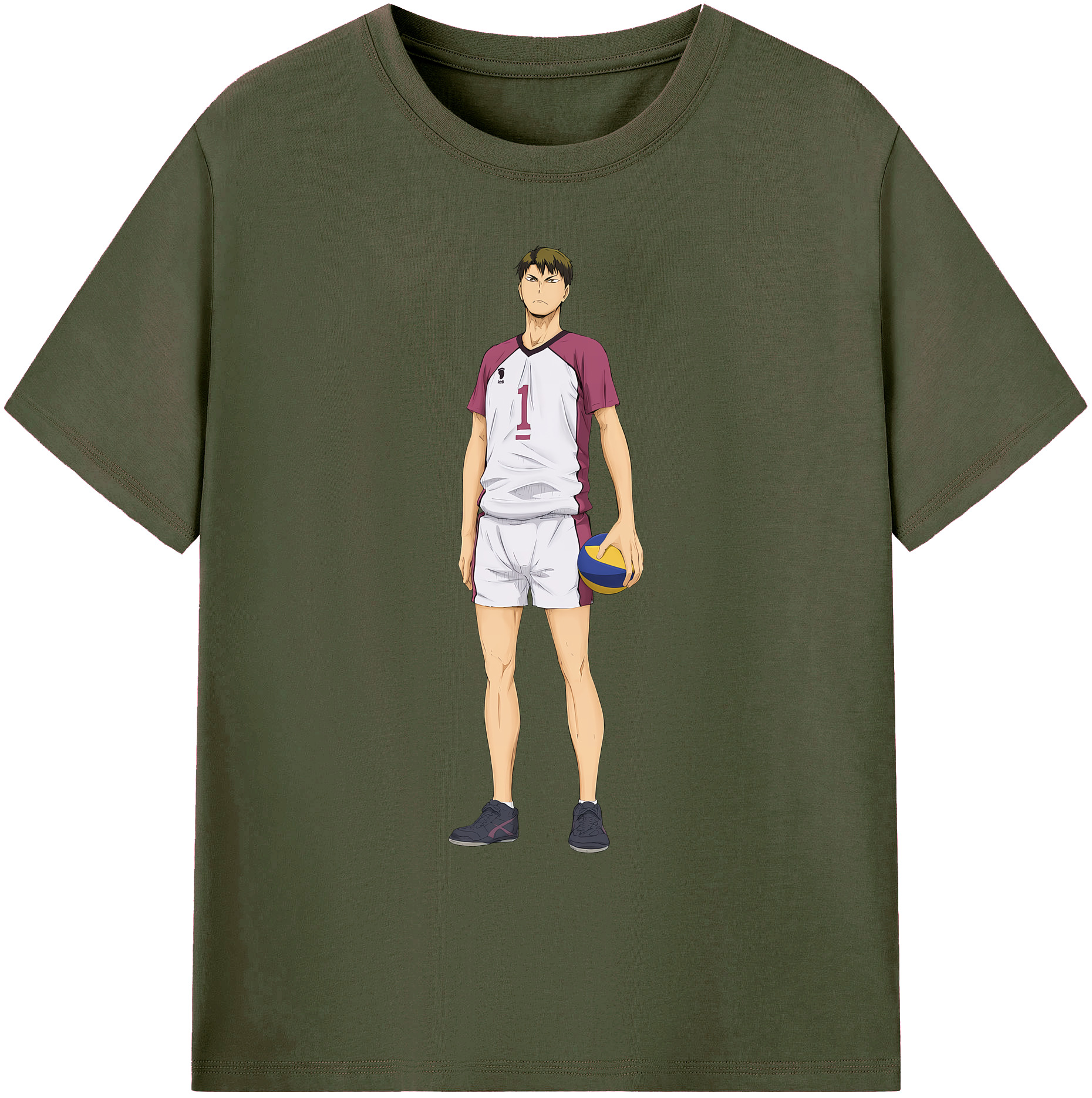 （画像用） ハイキュー!! Haikyu!! 綿100％ メンズ半袖Tシャツ｜肌触りやわらか＆通気性